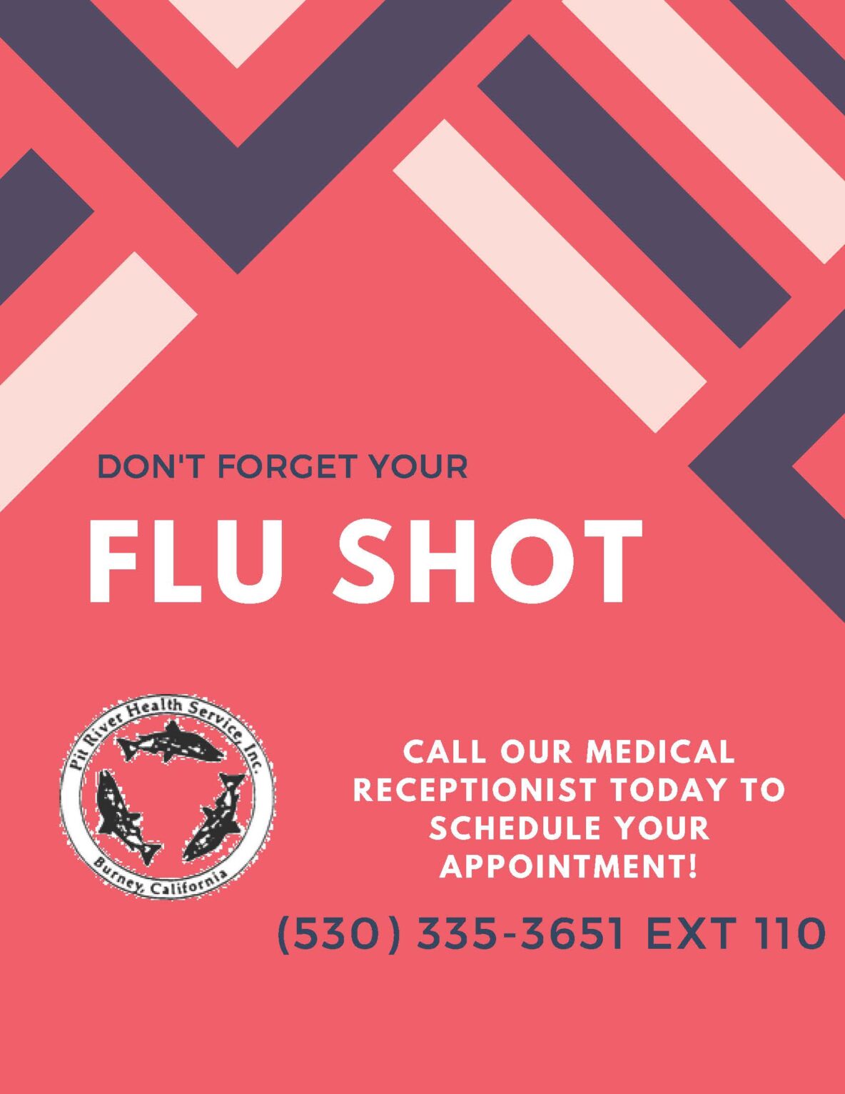 FLU SHOT POSTER | Pit River Health Service