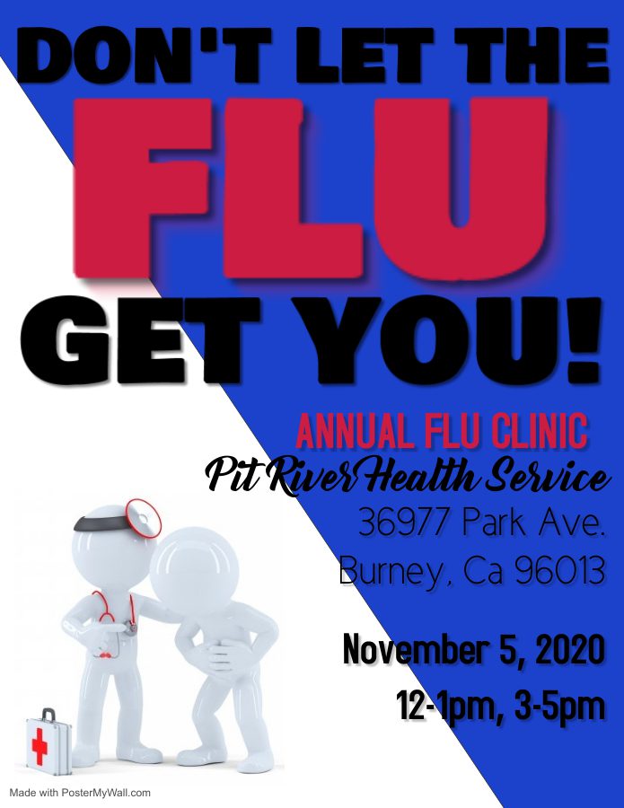 Flu Shots Available! Pit River Health Services